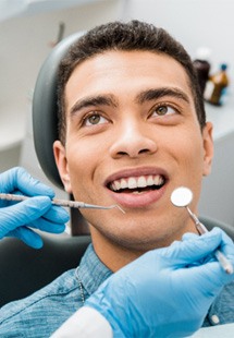 patient getting dental checkup near Imperial 