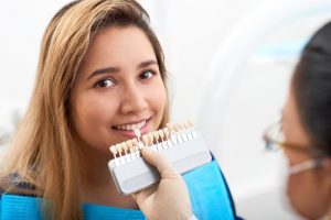 young woman getting veneers